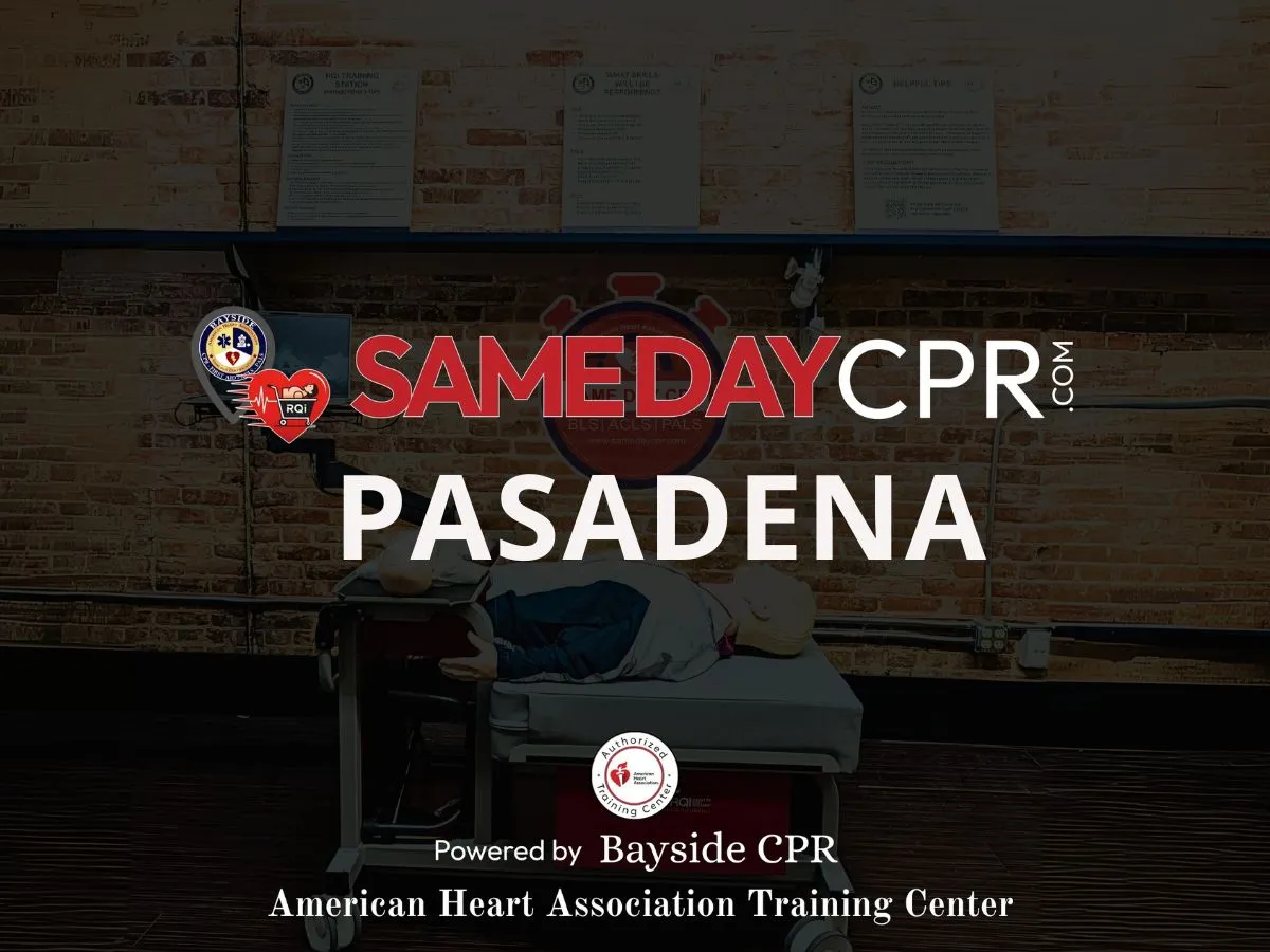 sameday cpr pasadena