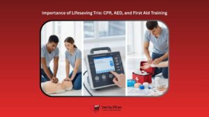 importance of lifesaving trio cpr, aed, and first aid training