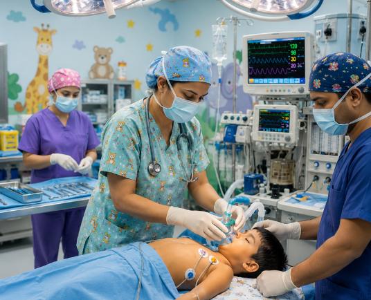 doctor-monitoring-pediatric-patient
