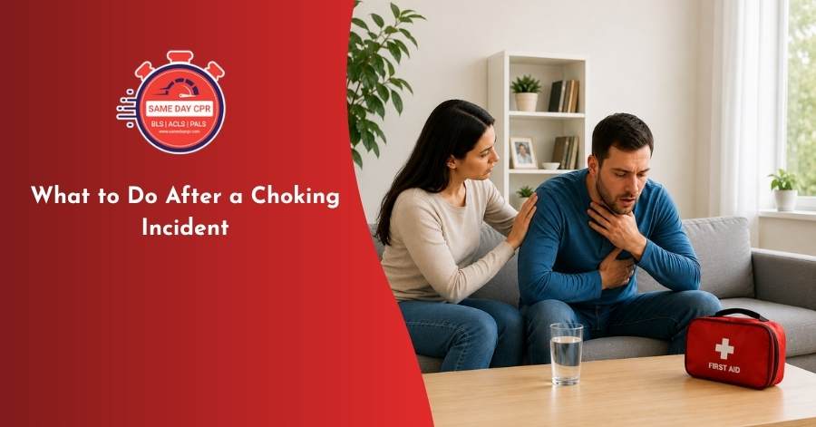 what to do after choking incident