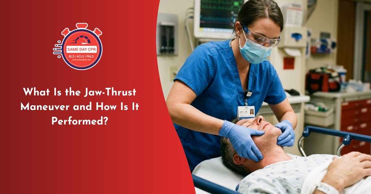 what is the jaw thrust maneuver
