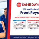 Official American Heart Association CPR Verification Station in Front Royal, VA – Same Day CPR, BLS, ACLS and PALS eCards